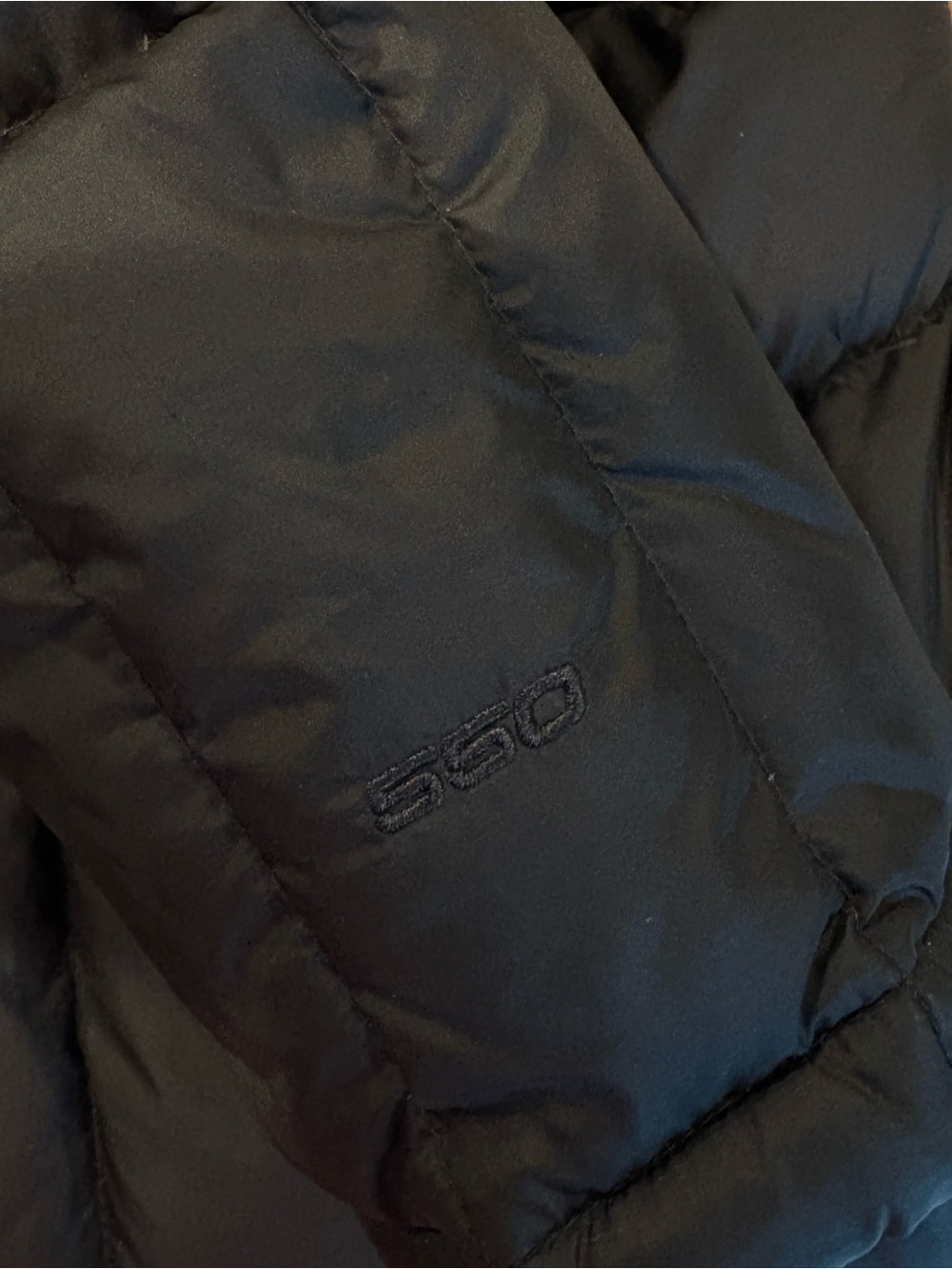 The North Face Black Quilted Long Puffer Jacket - woman’s XS - Picture 3 of 4